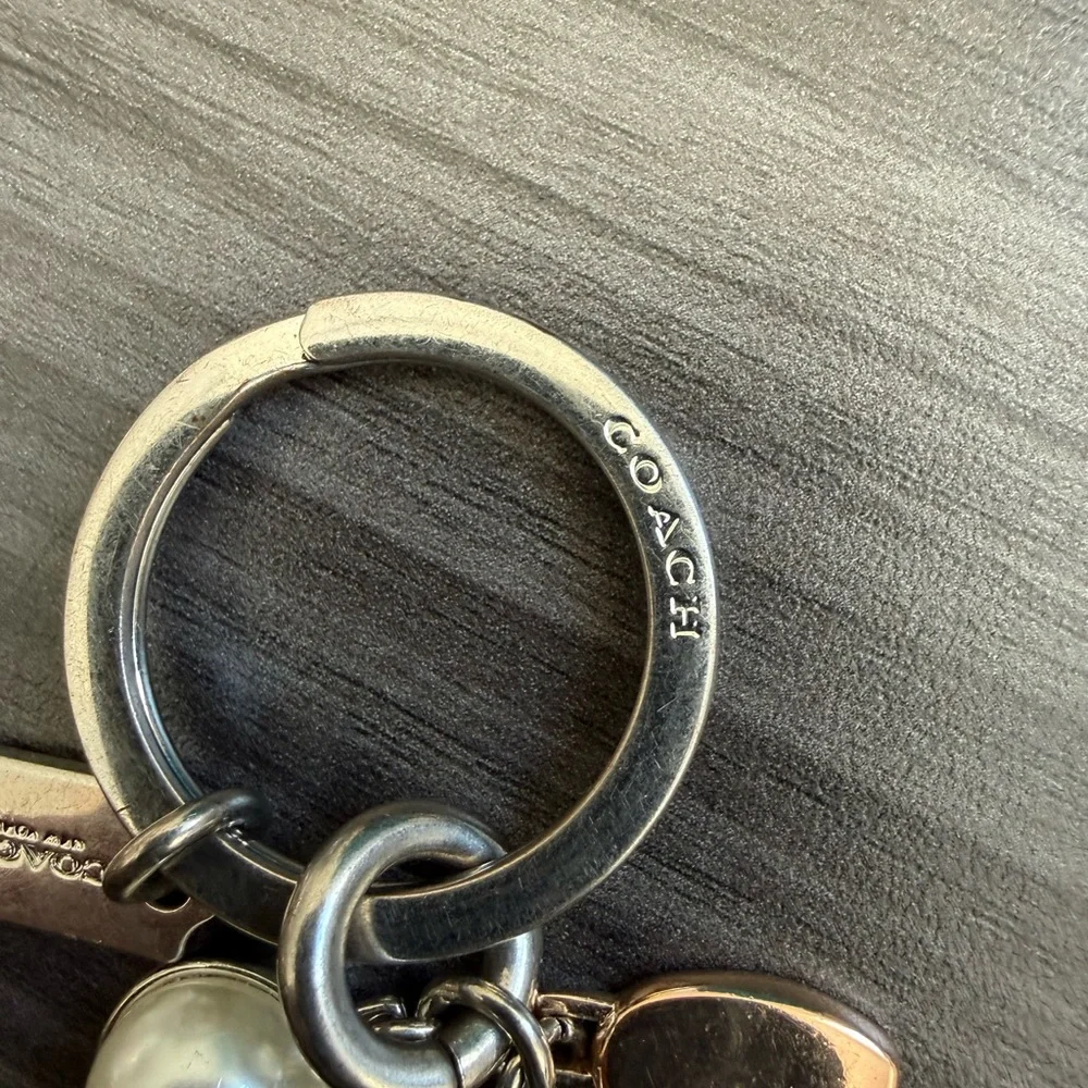 Coach Multi-Charm Keychain – New Without Tags 🖤